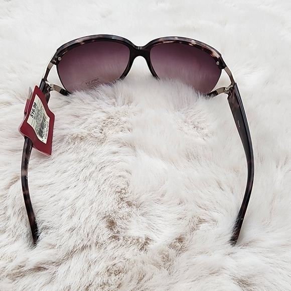 Merona NWT‎ tortoise shell overviews square shaped sunglasses - Picture 5 of 8